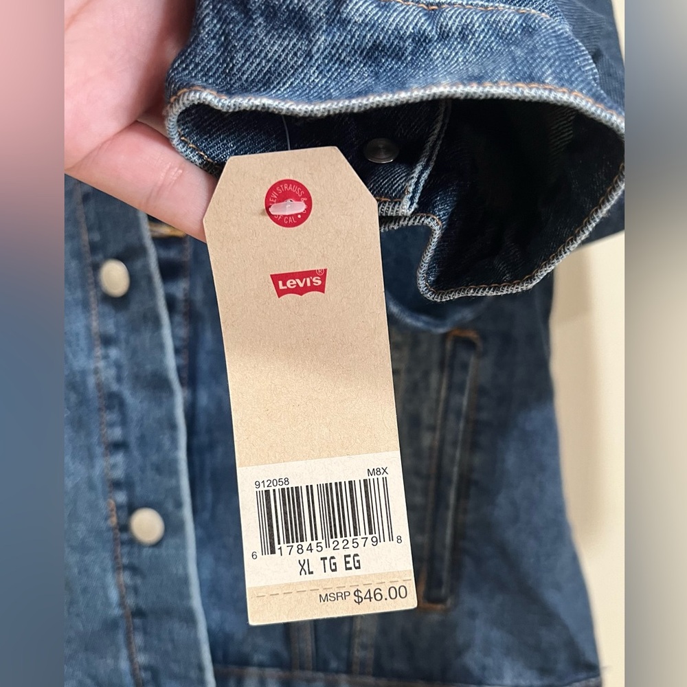 LAST CHANCE - Levi’s Youth Denim Jacket, NWT - Picture 3 of 5